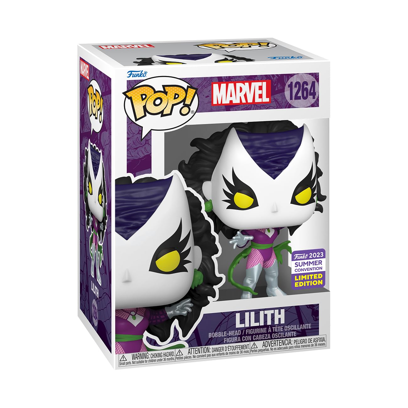 Funko Pop! Heroes: Marvel - Lilith (SDCC'23), Collectable Vinyl Figure - 71752, No Color - Image 2