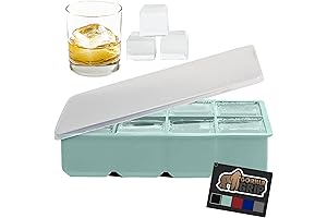 Gorilla Grip Large Cube Ice Mold: Massive Cubes for Smooth, Slow-Melting Enjoyment