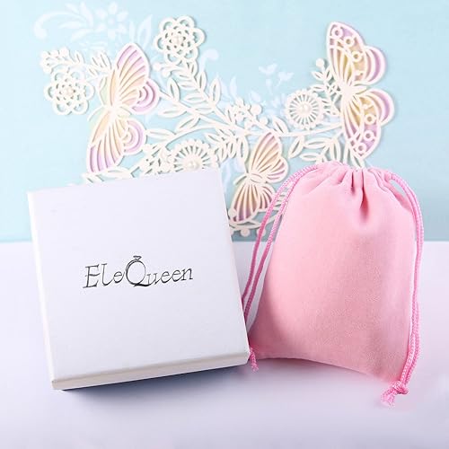 Miniatura 7 de EleQueen pulsera elegante con cristales, de tono plateado, para mujeres, aleación, 16001507-1