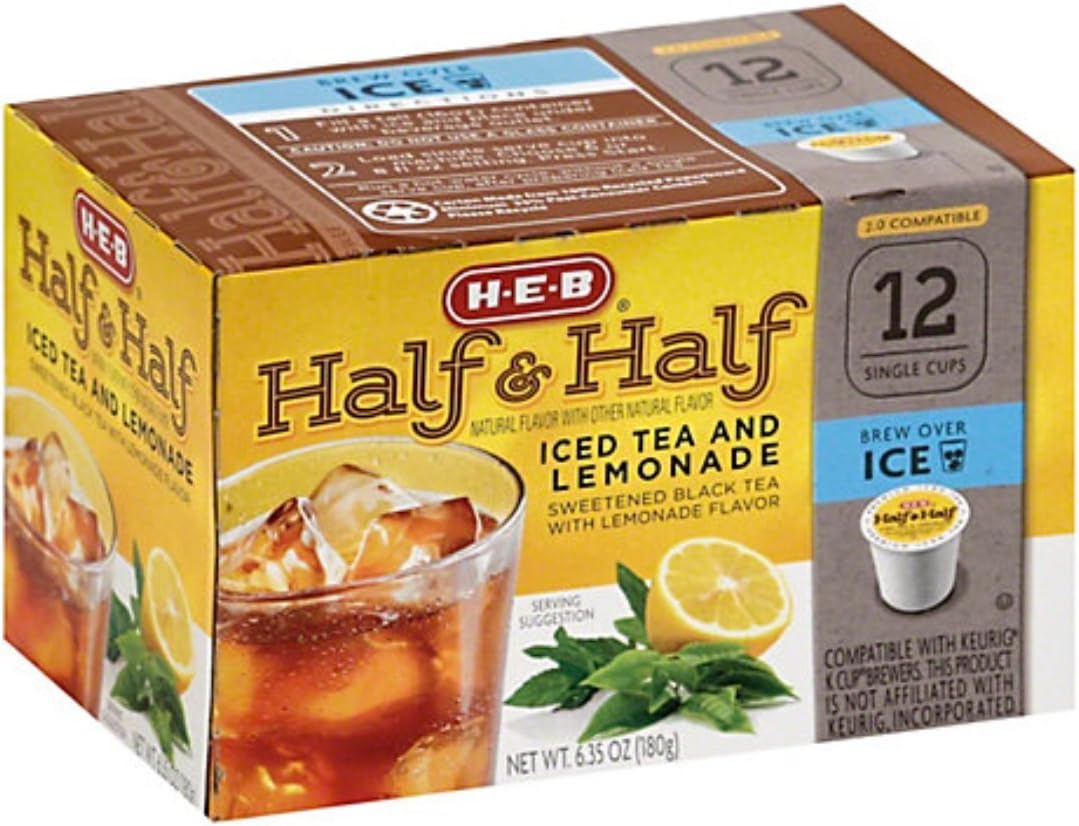 H.E.B. Half & Half Ice Tea and Lemonade single cups