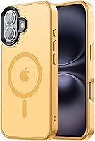 Vista 10 de Funda Magnética para iPhone Air Compatible con MagSafe Resistente a Caídas de 16 Pies Cubierta Trasera con Sensación de Piel Mate a Prueba de Golpes