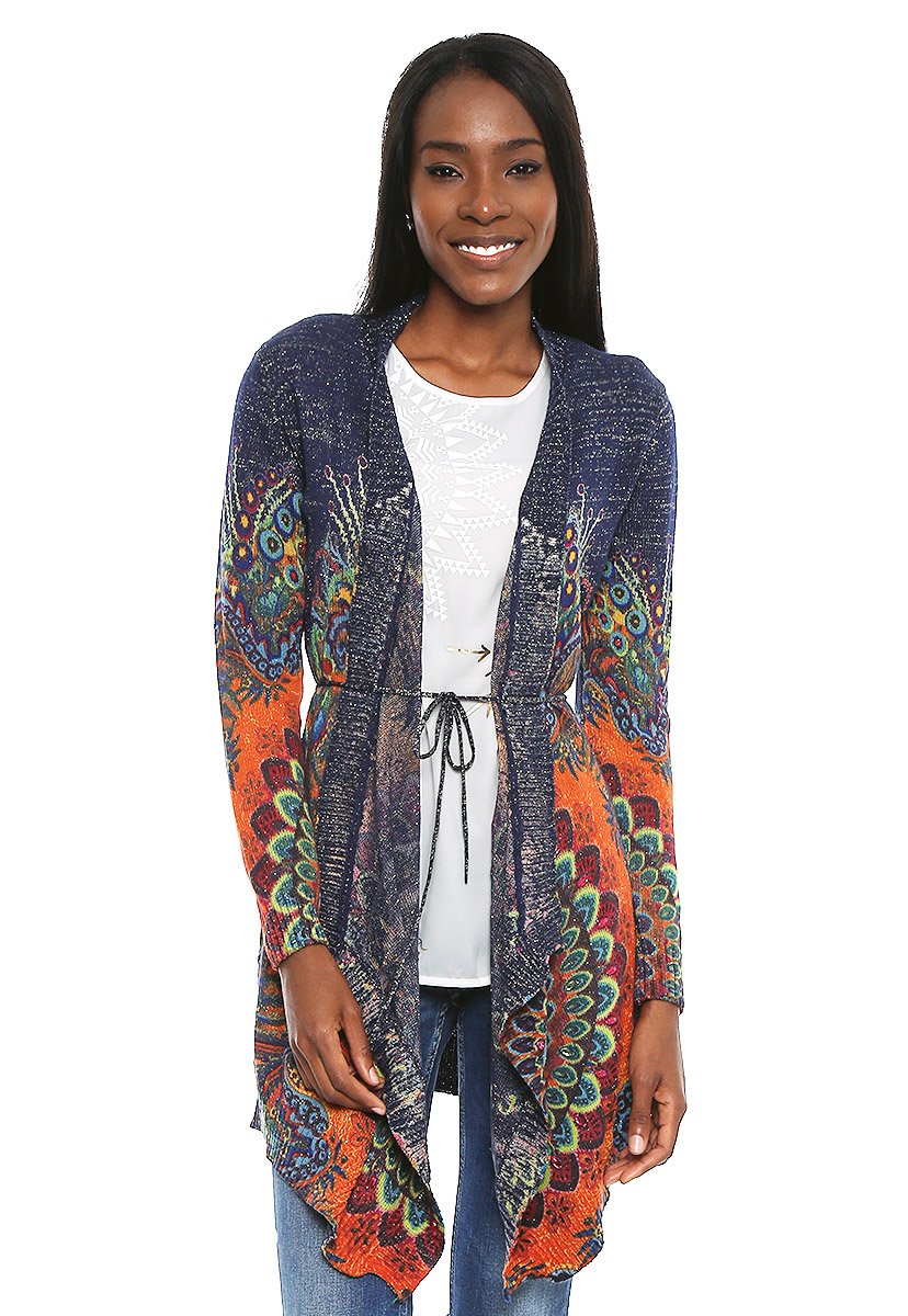 Desigual Women's Granada Flat Knitted Thick Gauge Jacket
