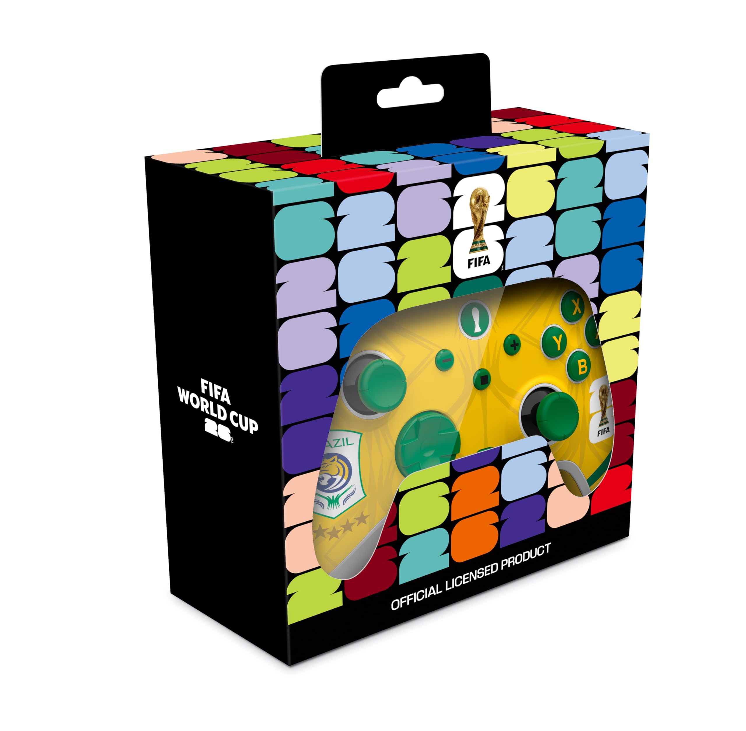 FIFA World Cup 2026 Controller Wireless Brasile per Switch, Switch 2, PC, Android e IOS – DragonShock