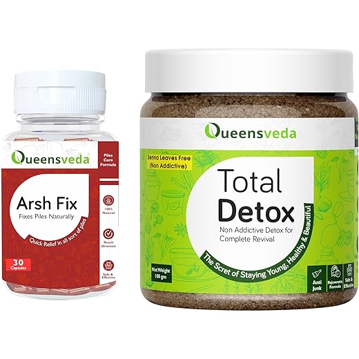 Queensveda Piles Relief Kit 30 Capsules 100g