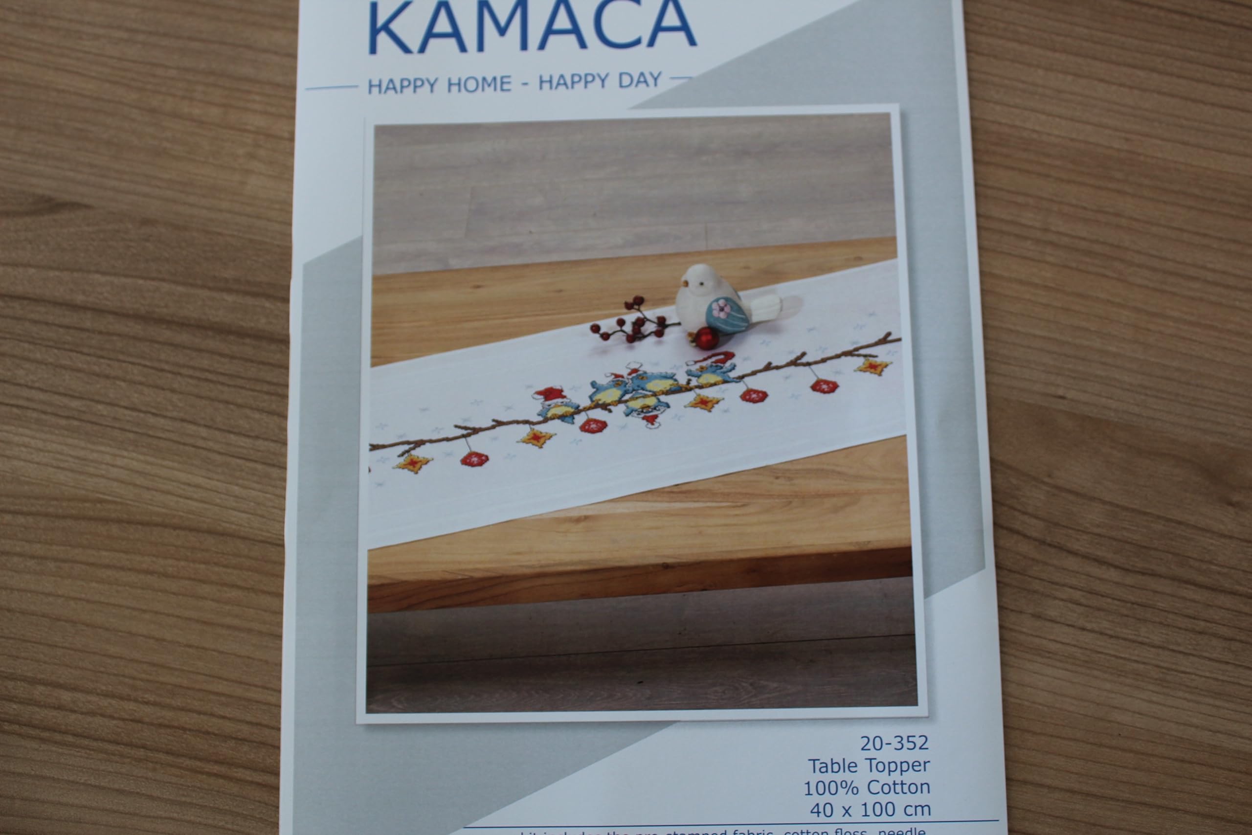 KAMACA Set da ricamo a punto croce, motivo