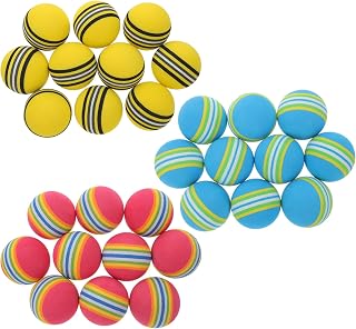 Veemoon Kids Toys 30 Pcs Foam Golf Practice Balls Feel and Limited Flight Golf Balls Training Golf Balls Pets Exercise Balls Toys for Indoor Outdoor Practice Training 42mm Flying Toys