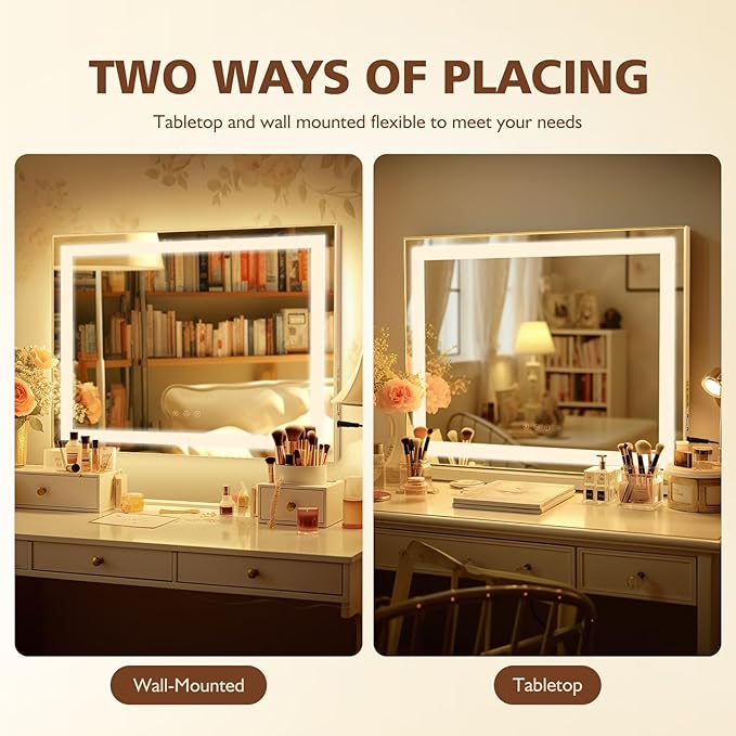 Espejo de Maquillaje Hollywood con Luz 23x19 Pulgadas miniatura 4
