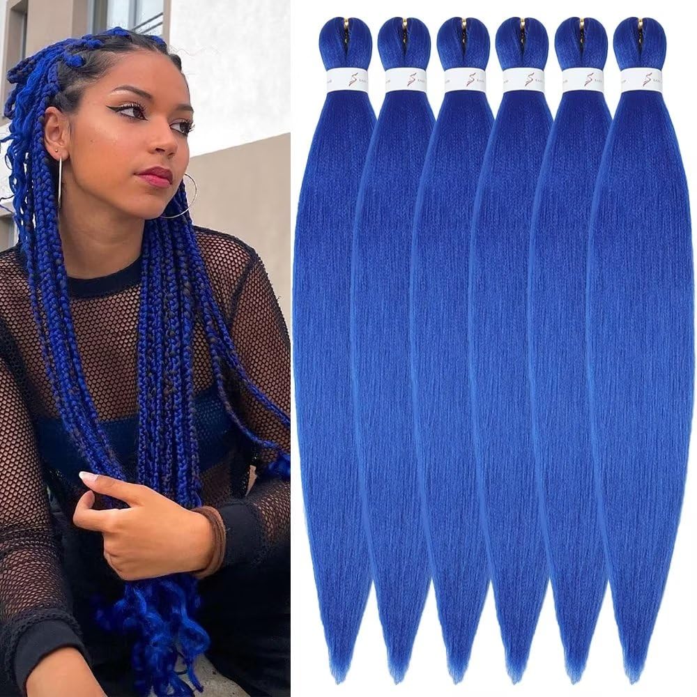 YDDM Capelli Per Treccine Africane Rosa Extension Treccine Texture Yaki Easy Install per Principianti 20 Pollici 3 Pezzi Capelli Leggeri e Naturali per Box Braids, Twist e Crochet — view 6