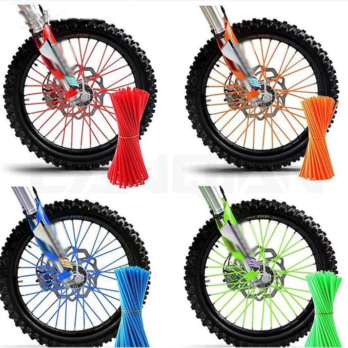 144 Cubiertas para Radios de Bicicleta Multicolor 24 cm miniatura 5
