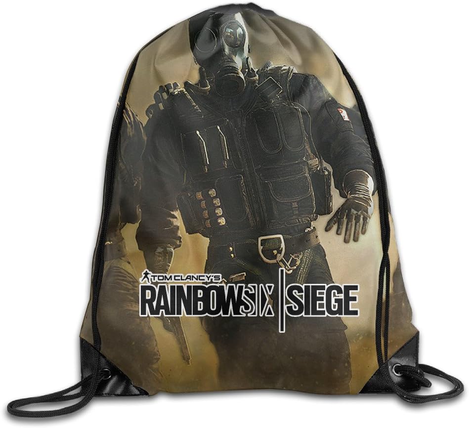 Tom Clancy's Rainbow Six Siege Drawstring Backpack Sack Bag