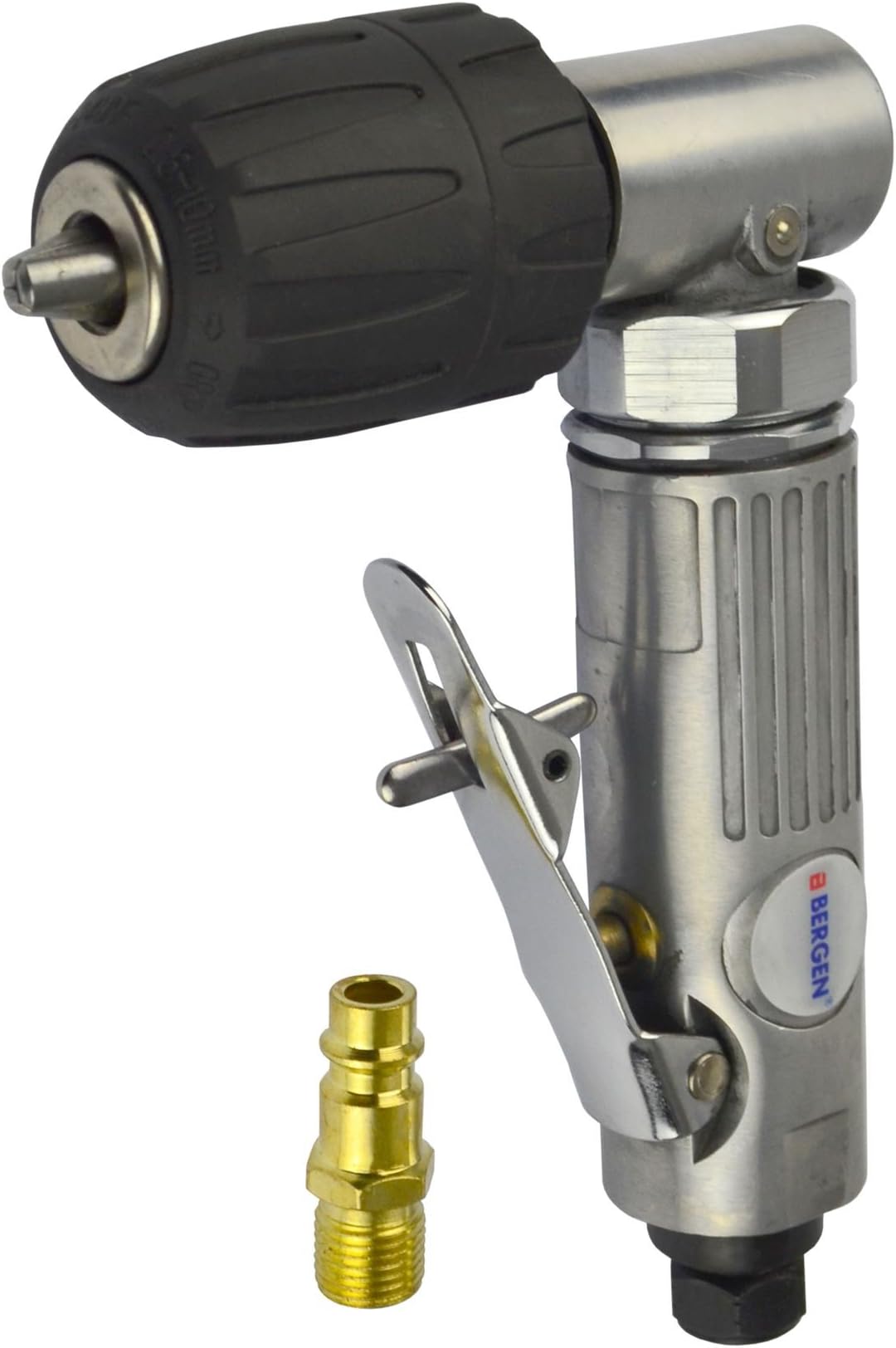3/8" Keyless Air Angle Drill Right Angle Drilling Tool Chuck BERGEN AT643