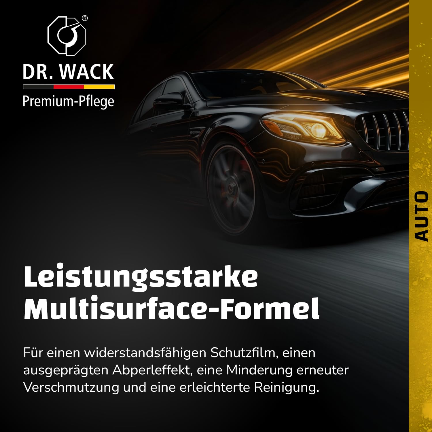 Dr. Wack – A1 All in ONE Care & Protect Autopflege 500 ml | Per tutte le superfici esterne dell'auto | Protezione, cura e sigillatura in un unico passaggio | Cura della vernice, protezione dei cerchi