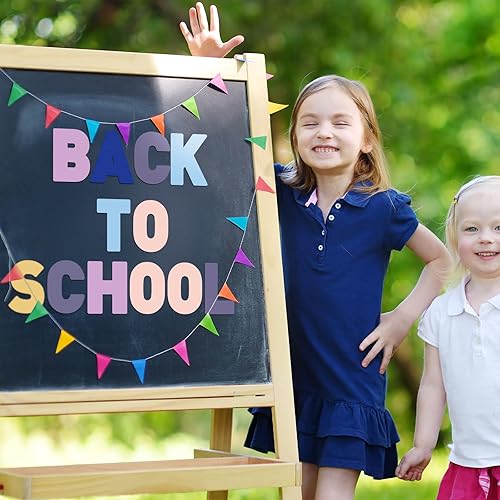 Miniatura 5 de Panelee 145 piezas de 20 hojas de calcomanías grandes de vinilo de 4 pulgadas, calcomanías de letras del alfabeto, letras con números,