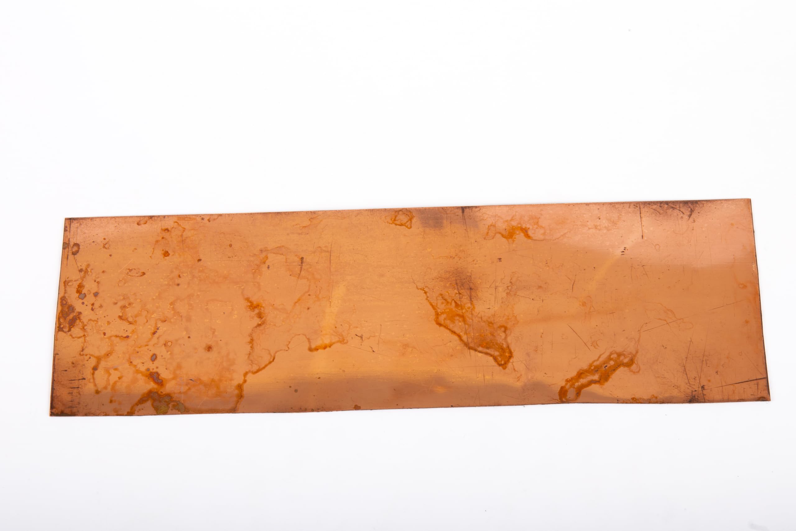 Pure 99.9% Copper Plate for Making Structured Water 3.5 X 12inch with 1mm thickness (15 Liters Thick copper sheet)