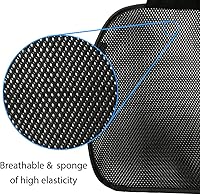 Vista 3 de Big Ant Cojín transpirable para asiento de automóvil, 1 funda de asiento interior de automóvil, alfombrilla para suministros de automóvil, silla