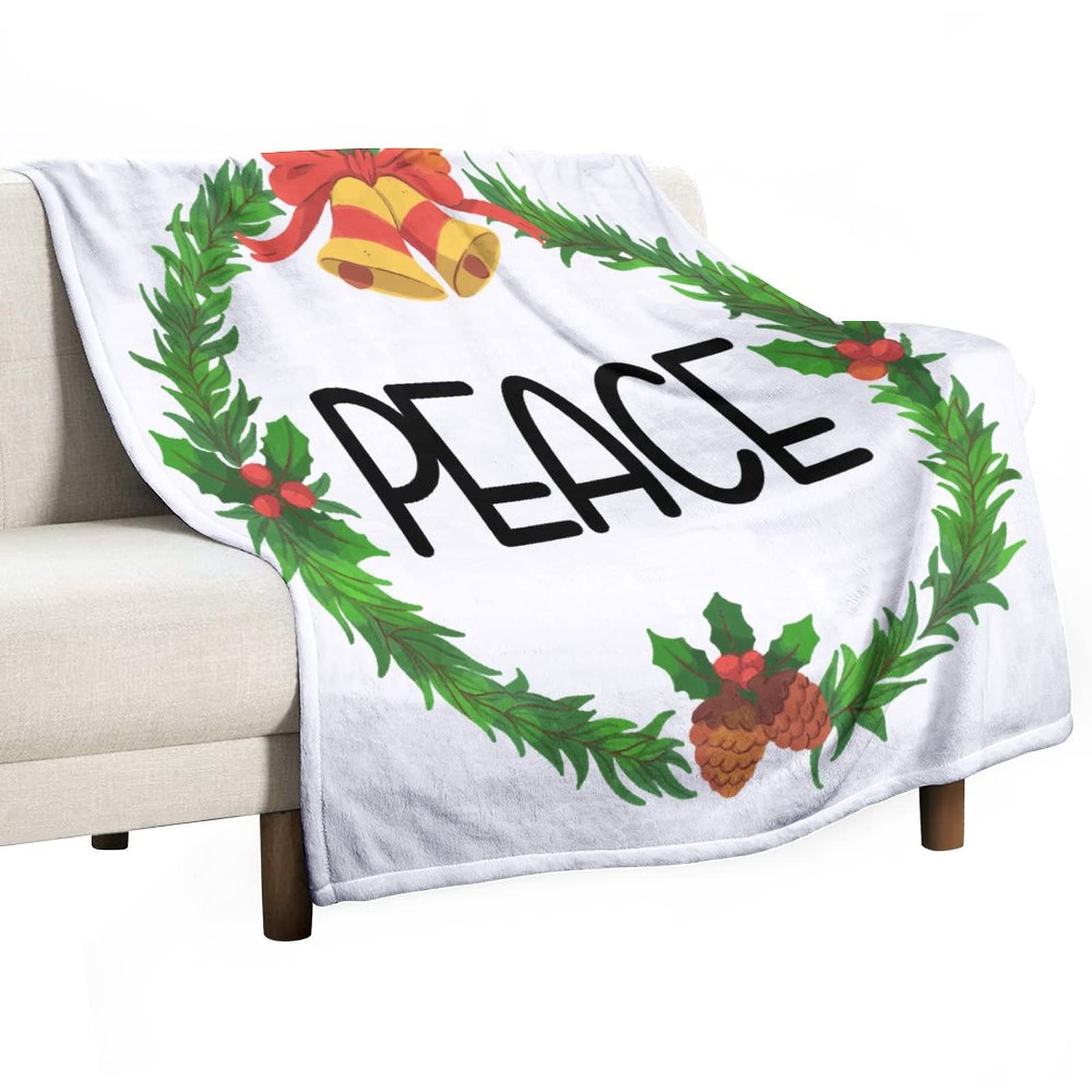 Couverture réversible flanelle Noël pour partager des instants magiques en famille