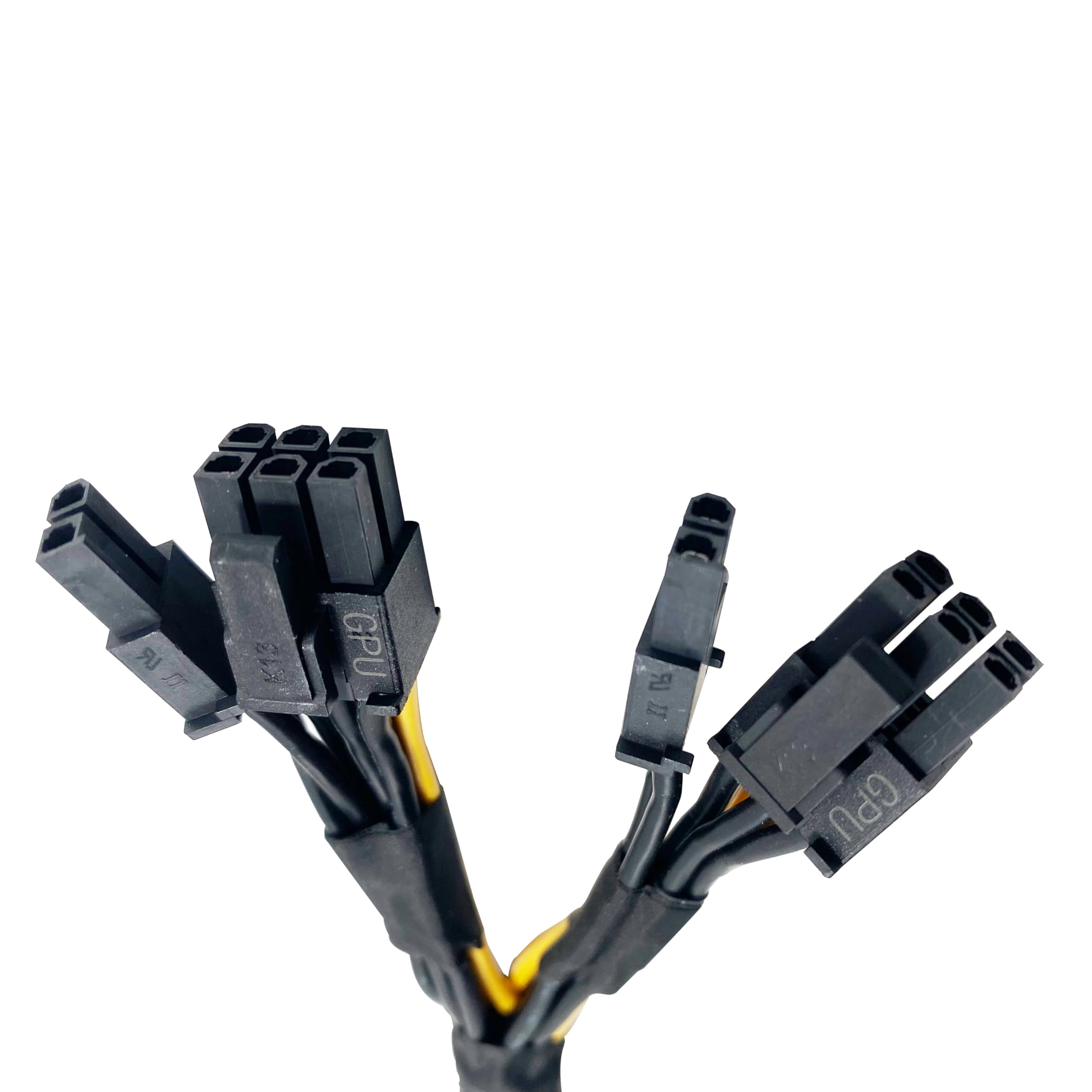 BestParts Cavo di alimentazione GPU da mini 8 pin a 2X (6+2) pin compatibile con server Dell PowerEdge R740 R740XD T550 T560 da 6,3 pollici