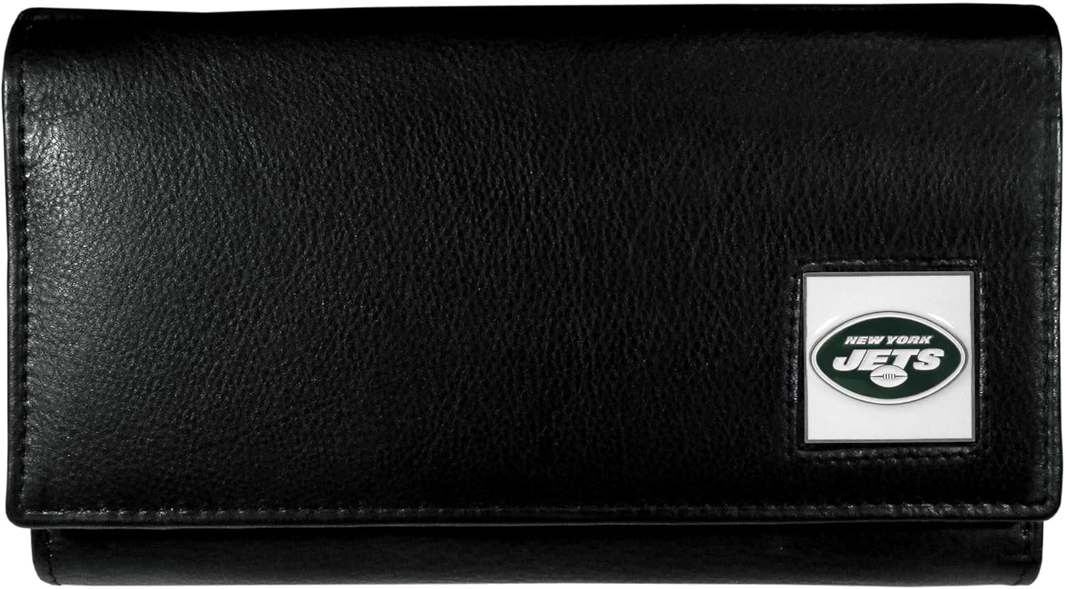 NFL Siskiyou Sports Womens New York Jets Leather Women's Wallet One Size Black