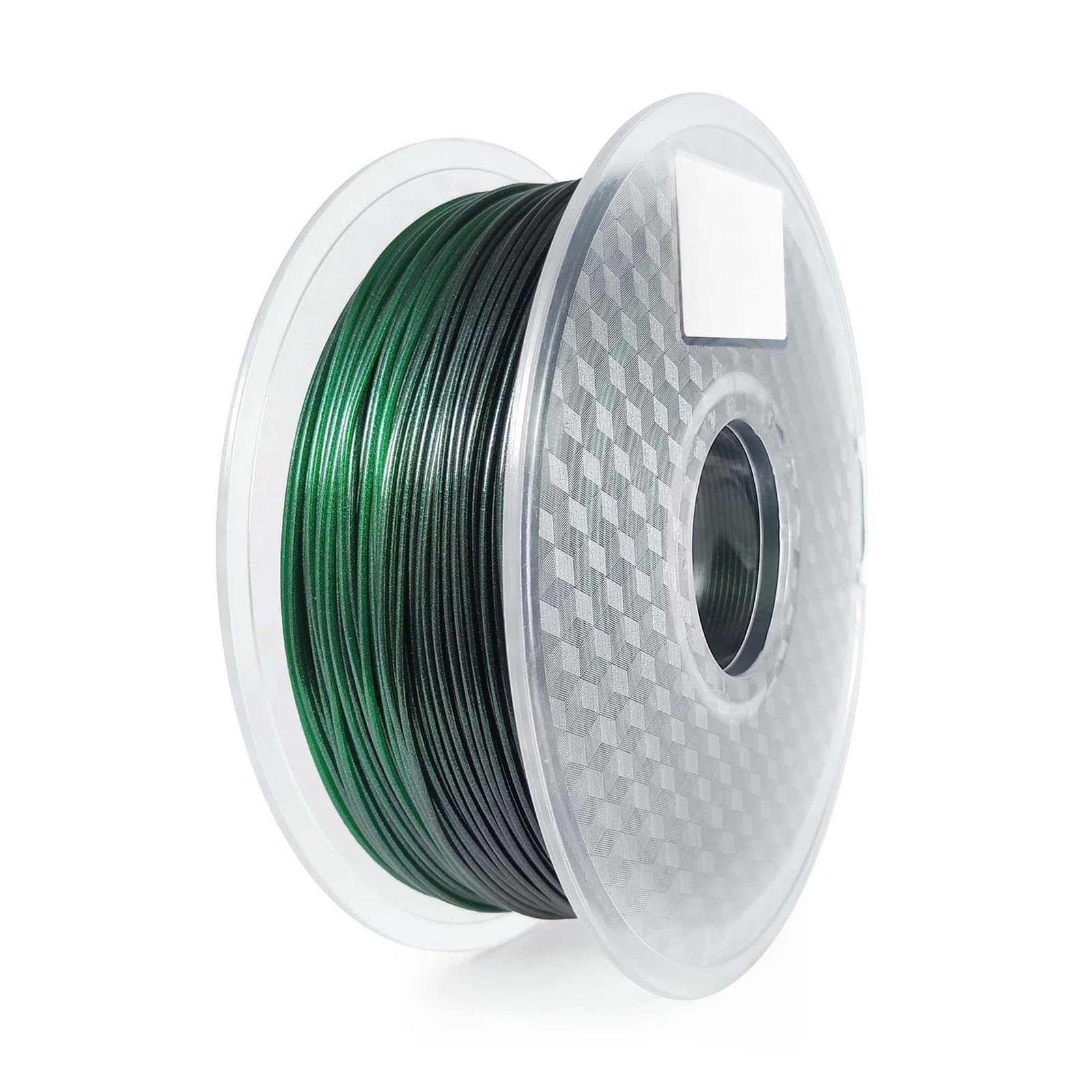 1kg 1.75mm Gradient Color PLA 3D Printing Filament(Black-Green)