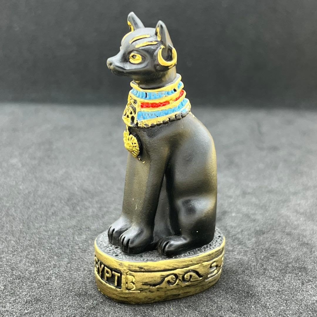 エジプト バステト神 オブジェ 置き物 インテリア 猫 Amazon.co.jp: バステト神 像 エジプト 猫神 黒ネコ 置き物 インテリア