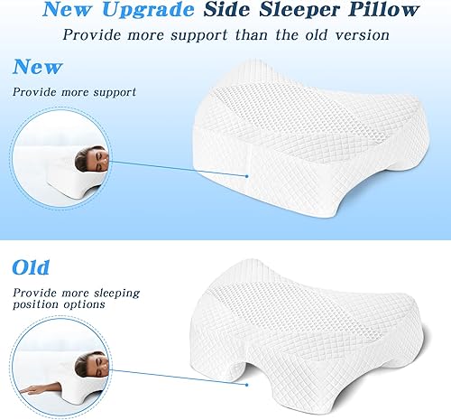 Miniatura 2 de Almohada para dormir de lado con orificio para el brazo, sistema de alivio de hombros, almohada de brazo mejorada para dolor de cuello y hombros,