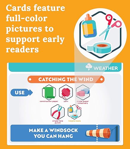 Miniatura 6 de Carson Dellosa Stem Challenge - Kits de ciencia para niños de 5 a 7 años, plantas, animales, insectos y actividades de aprendizaje de primer grado,