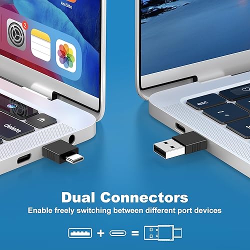 Vista 17 de Presentation Clicker puntero láser verde, recargable PowerPoint Clicker Wireless Presenter Remote, RF 2.4GHz USB Presentation Pointer Slide Advancer