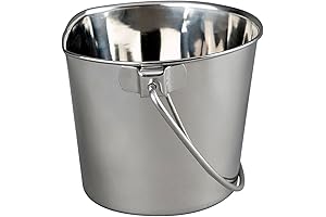 1 Quart Heavy Stainless Flat Bucket: Reliable and Versatile
