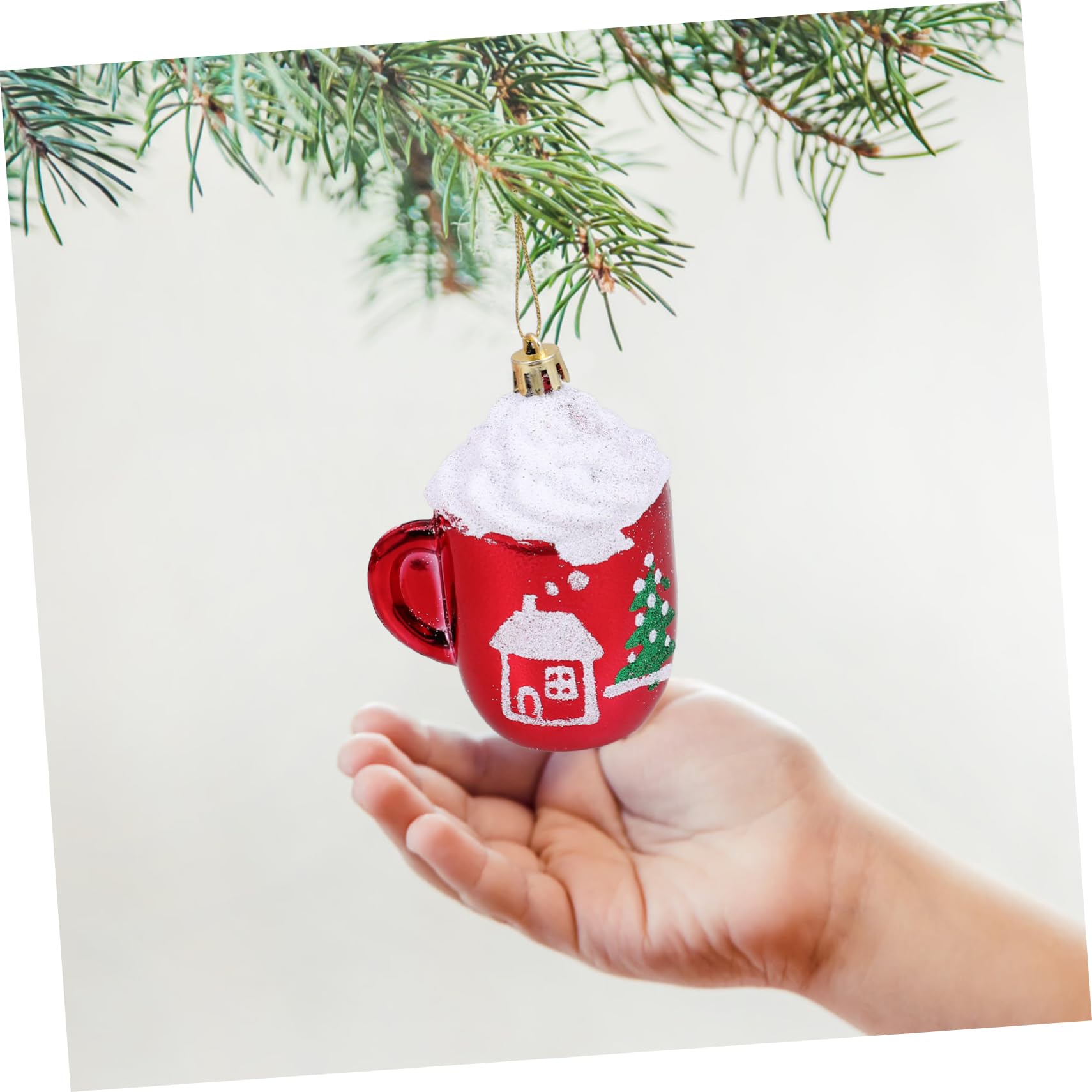ABOOFAN 5 Set Ciondolo Albero Di Natale Decorazione Festiva Decorazione Festa Dell'albero Di Natale Decorazioni Da Appendere All'albero Di Natale Ciondoli Natalizi 4 Pezzi * 5