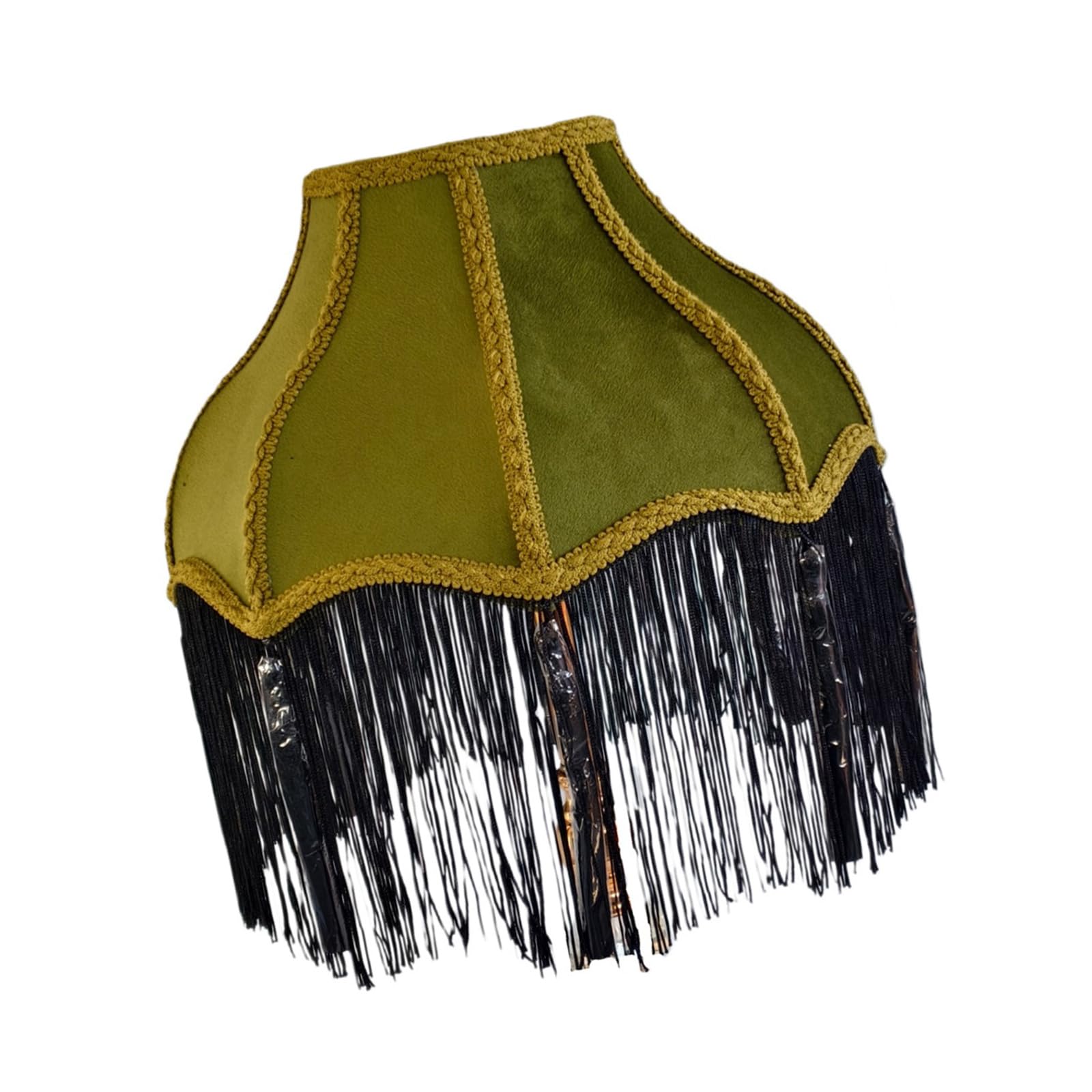 Tsophreniq Rustproof Tassels Pendant Light Shade Elegant Decoration Light Shade Easy Installation Fabric Texture for Lighting Victorian Fashion Lightshade