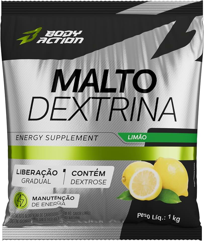 Maltodextrina 1Kg Sabor Limão Bodyaction