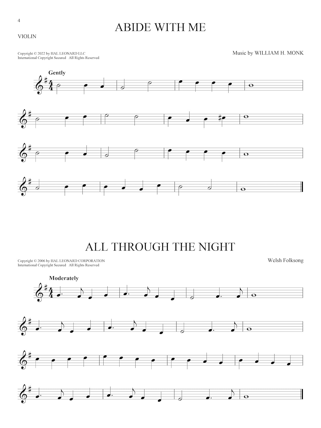 This violin sheet music songbook by various composers brings together 101 peaceful melodies arranged for solo players seeking a relaxed and expressive ... Love * Greensleeves * Hallelujah * and more.