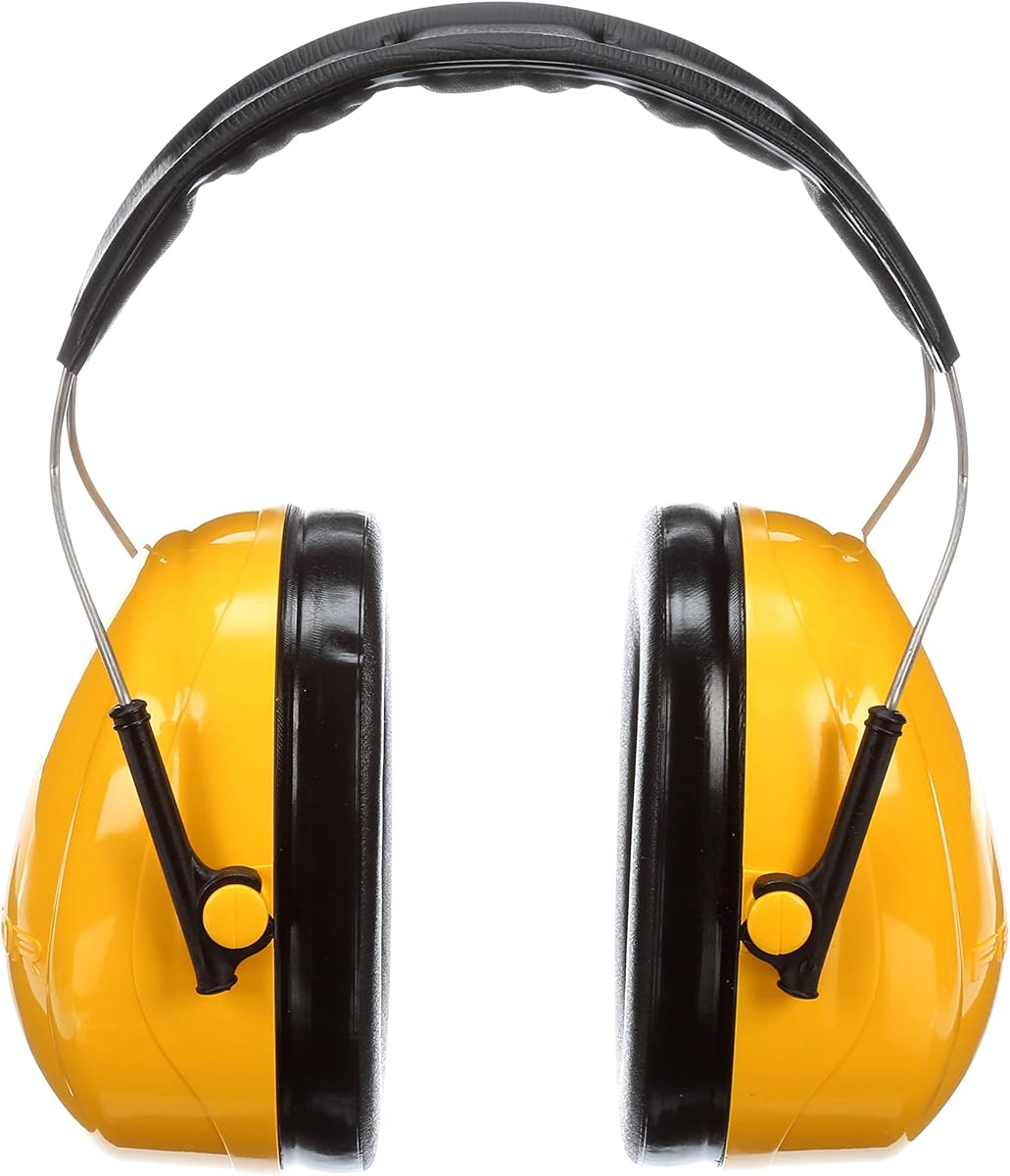 3M Optime 98 Yellow and Black Over-The-Head Earmuf