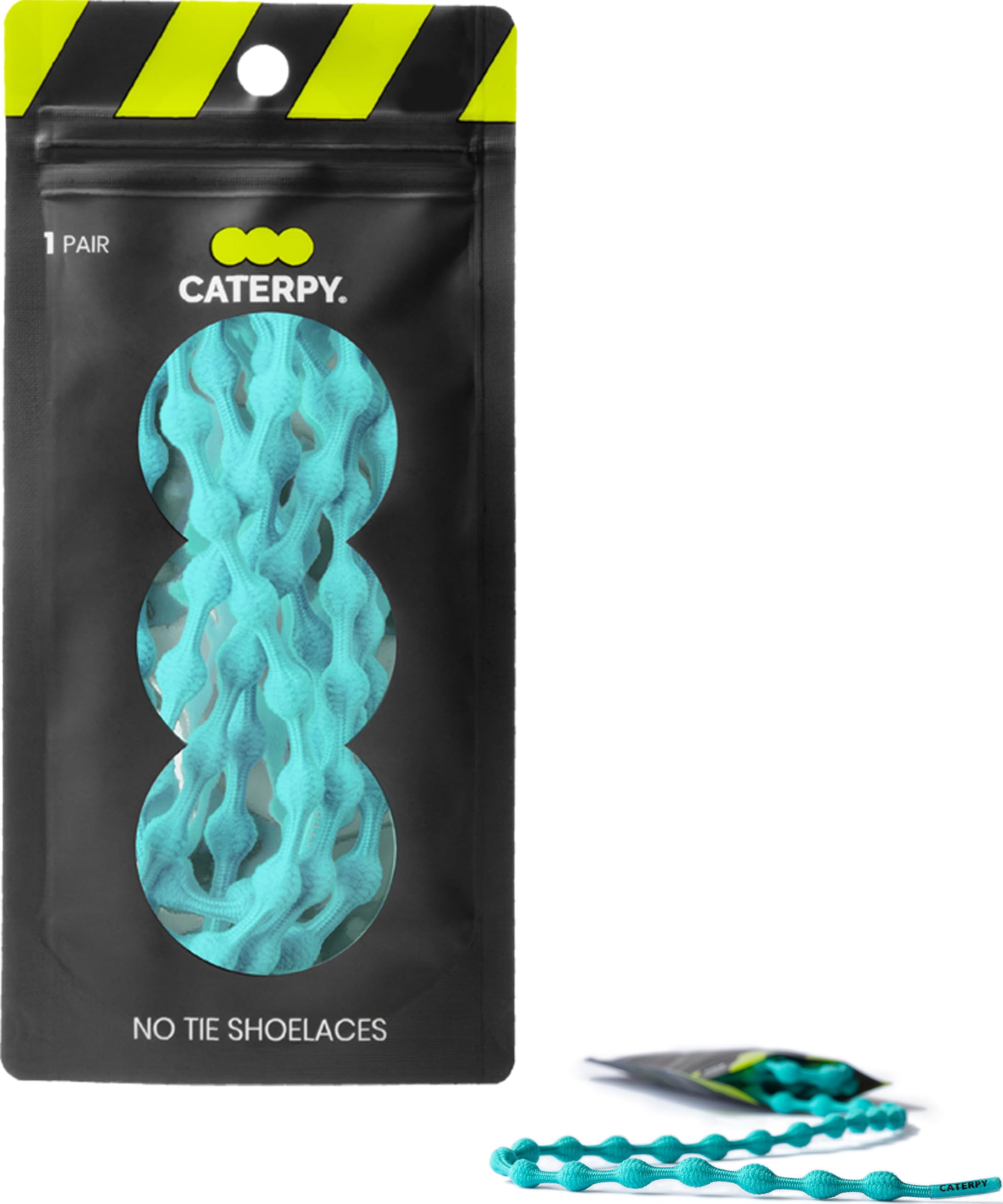 Caterpy RUN - Ultimate No Tie Shoelaces for Adults & Kids - Versatile & Easy-to-Use Shoe Laces