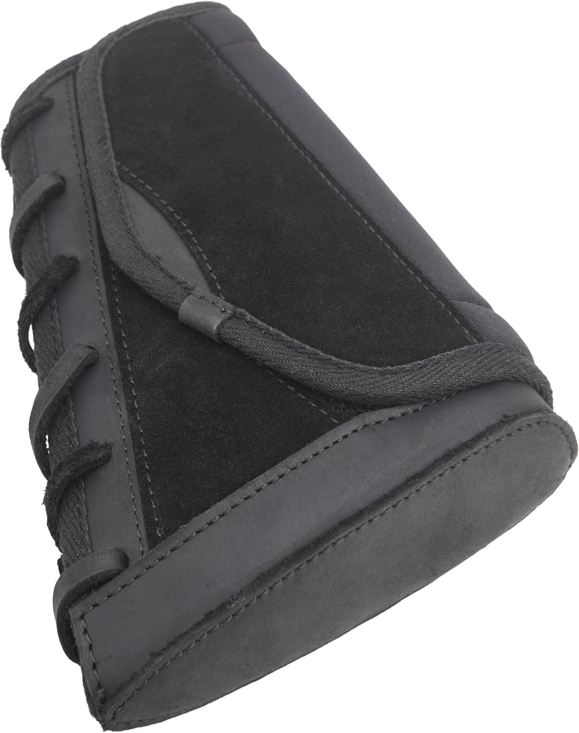 Tas Trost Leather Cheek Rest Risers Pad, Ambidextrous Rifle Recoil Pad with Cartridge Loops for .308 .45-70 .30-30 .22LR