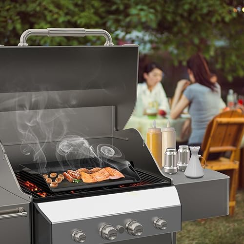 Miniatura 4 de Onlyfire Plancha universal de hierro fundido esmaltado, parrilla plana para cualquier parrilla y estufa de gas, 18.6 x 14 pulgadas