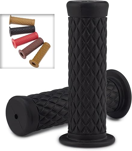 Empuñaduras de motocicleta para manillares de 78" 0.866 in0.945 in TPU antideslizante universal