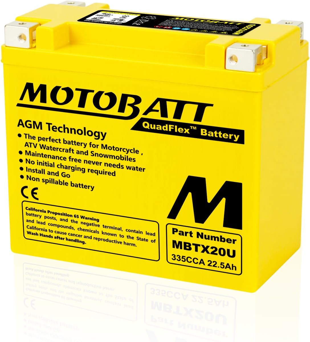 MOTOBATT MBTX20U Battery