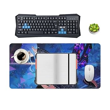 Amazon.co.jp: 星街すいせい デスクパッド 大型マウスパッド