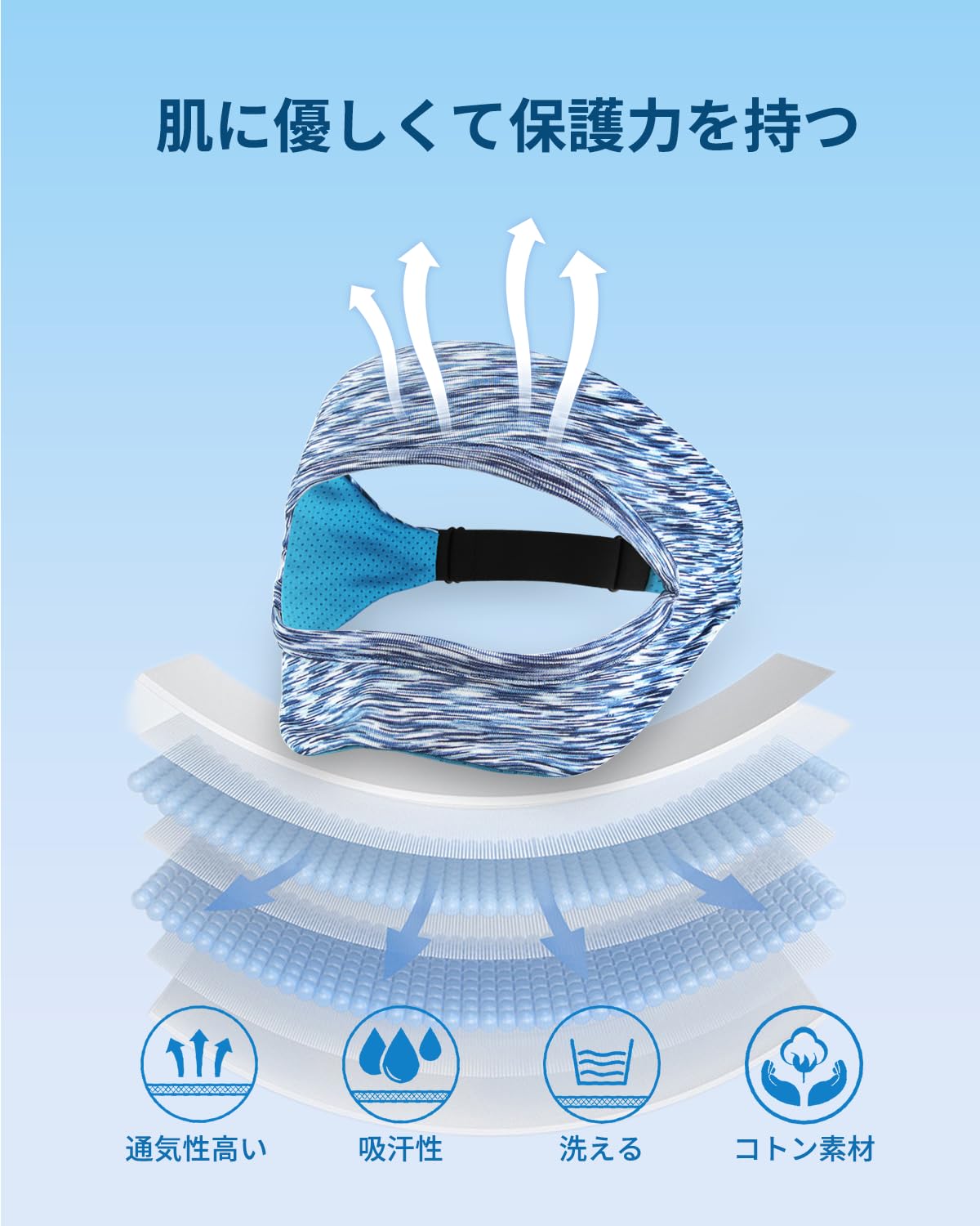 Amazon.co.jp: ZyberGears VRマスク 3点セット（紫、青、黒） vr