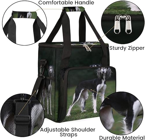 Miniatura 6 de Divertida cafetera con patrón de perro, bolsa de transporte para Keurig K-Mini o K-Mini Plus K-Cup Pods almacenamiento portátil cafetera bolsa de