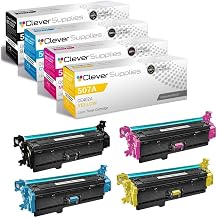 CS Replacement Toner Cartridge Compatible with HP 507X 507A CE400X CE401A