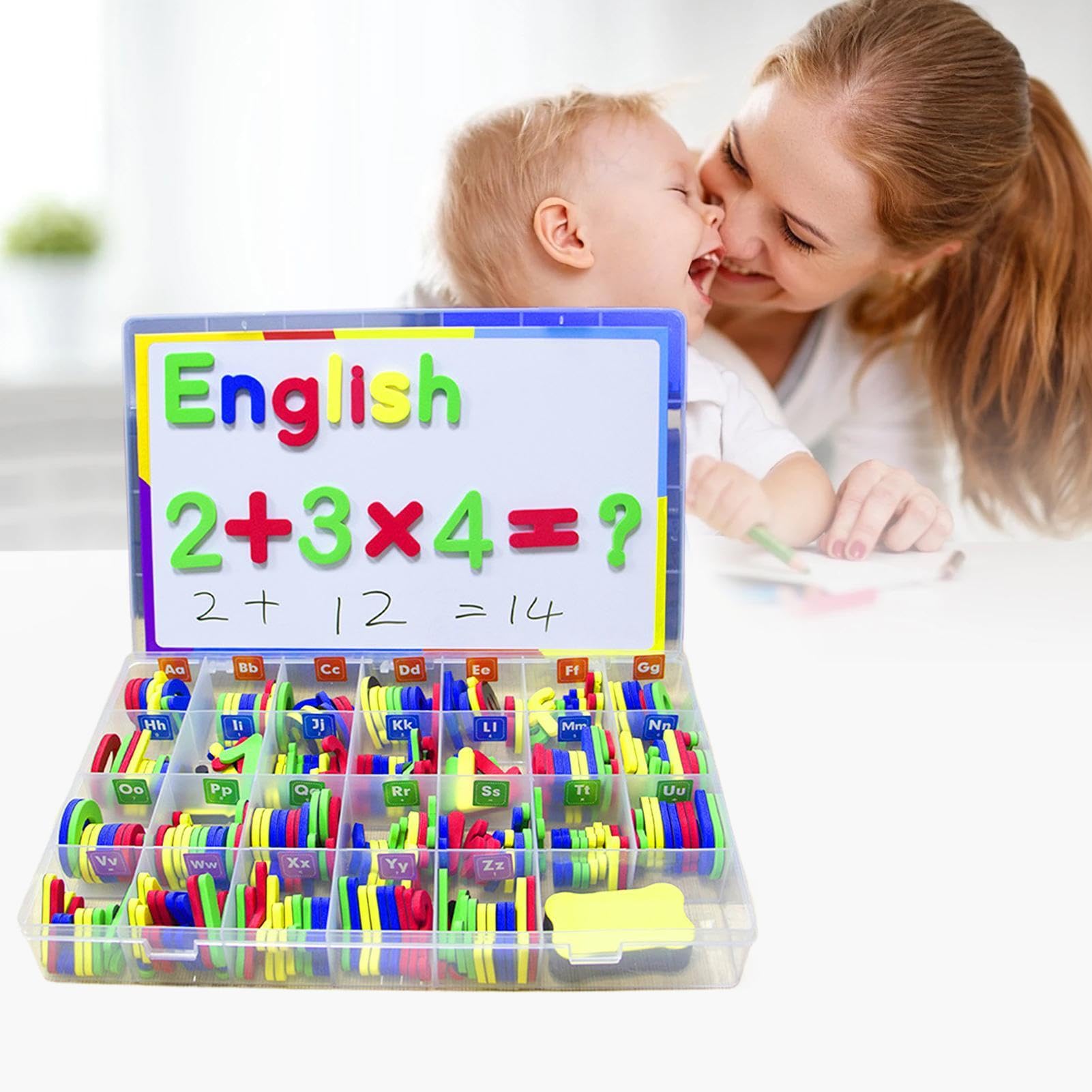 Magneti alfabetici, numeri magnetici, calamita colorata , numeri, adesivi magnetici, set di giocattoli colorati per l'apprendimento educativo, set di lettere magnetiche con numeri per scrivere | adesivi magnetici, set di giocattoli colorati per l'apprendi