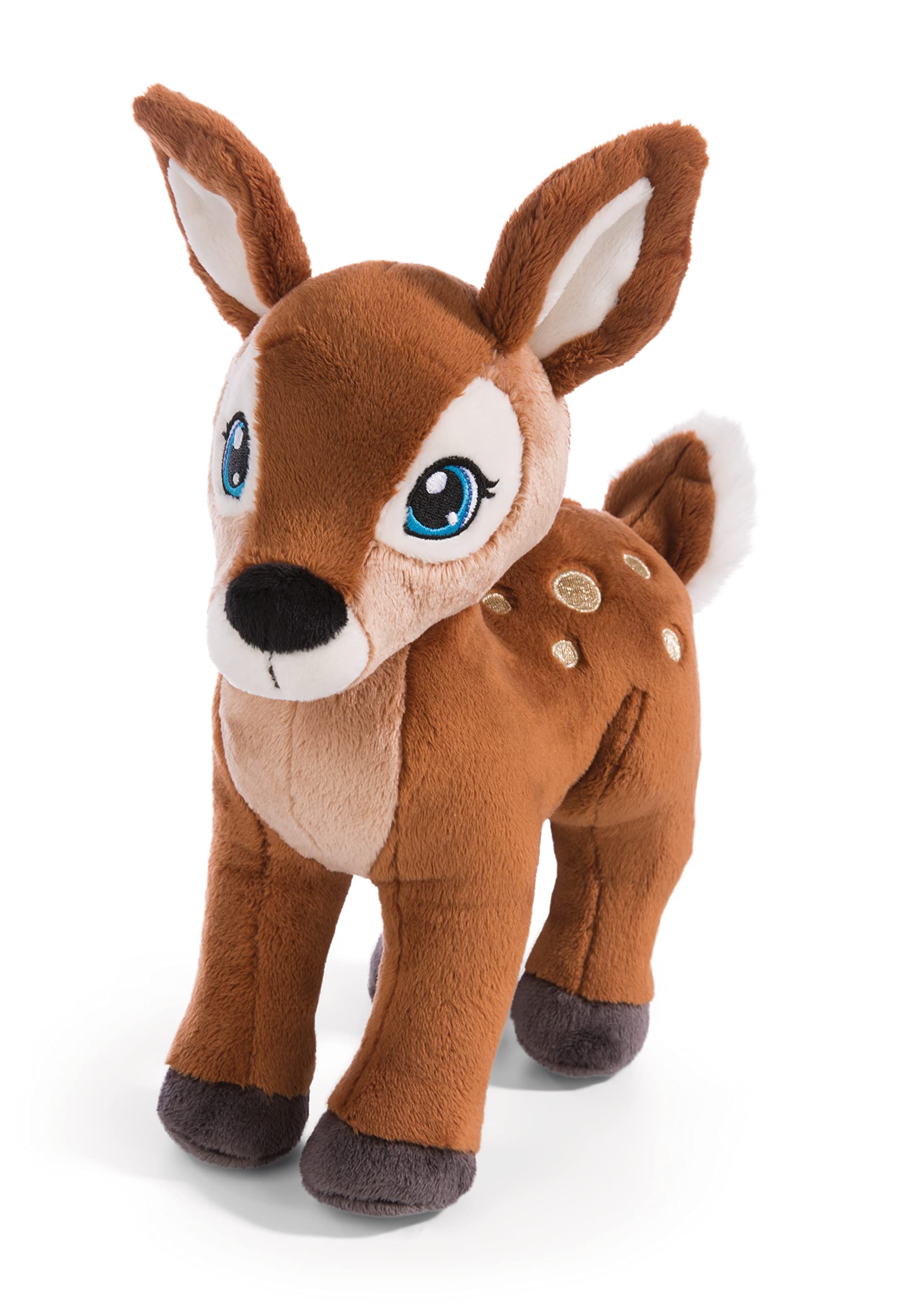 NICI Cuddly soft toy fawn Mala Magic 27cm brown standing - Sustainable soft toy made of soft plush, cute soft toy to cuddle and play with, for children & adults, great gift idea