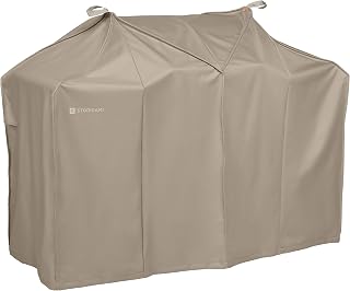 Classic Accessories Storigami - Funda para Parrilla de Barbacoa de 58 Pulgadas, fácil de Plegar, Resistente al Agua, Color marrón Cabra