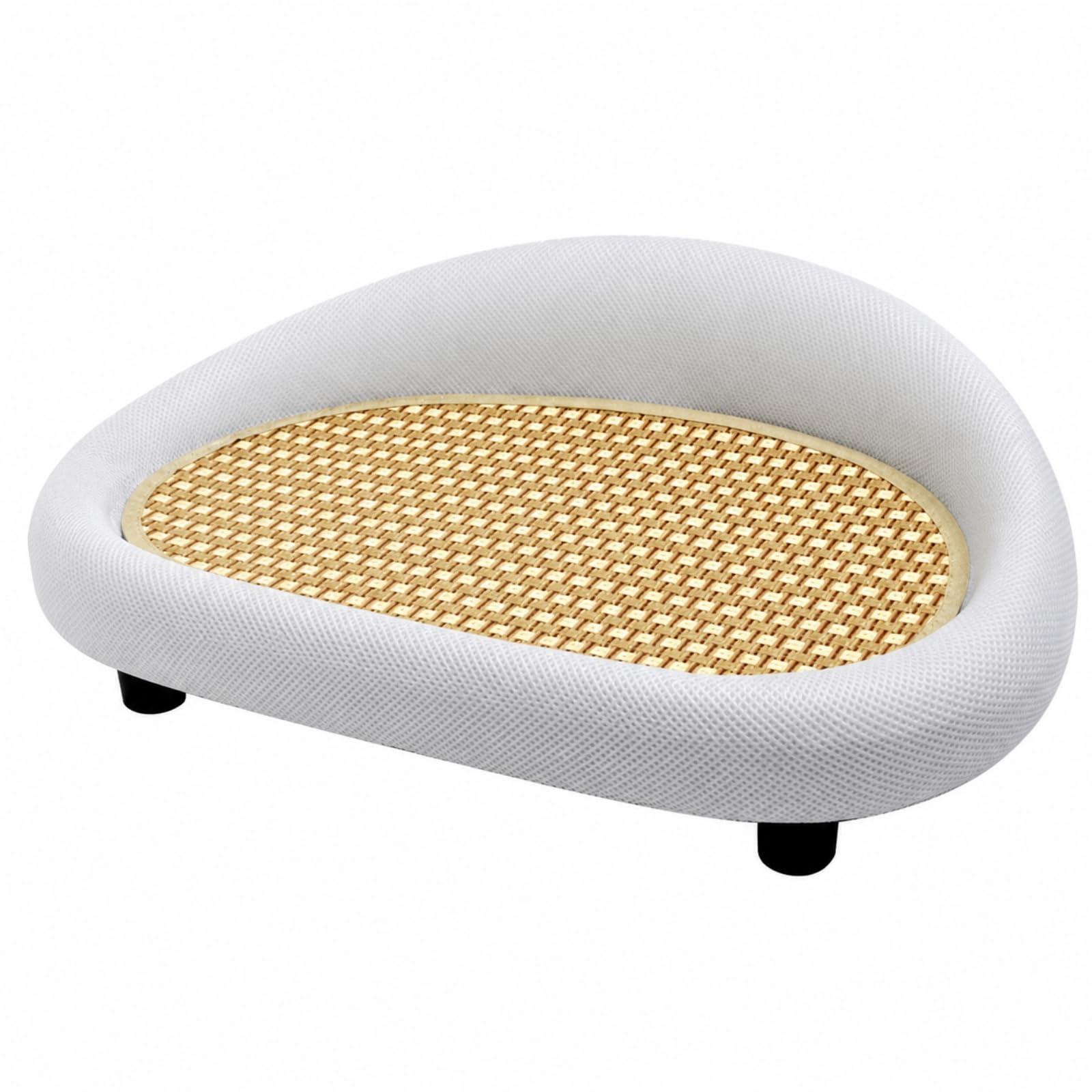Lettino Tappeto in Sisal Basso Profilo Facile da Pulire