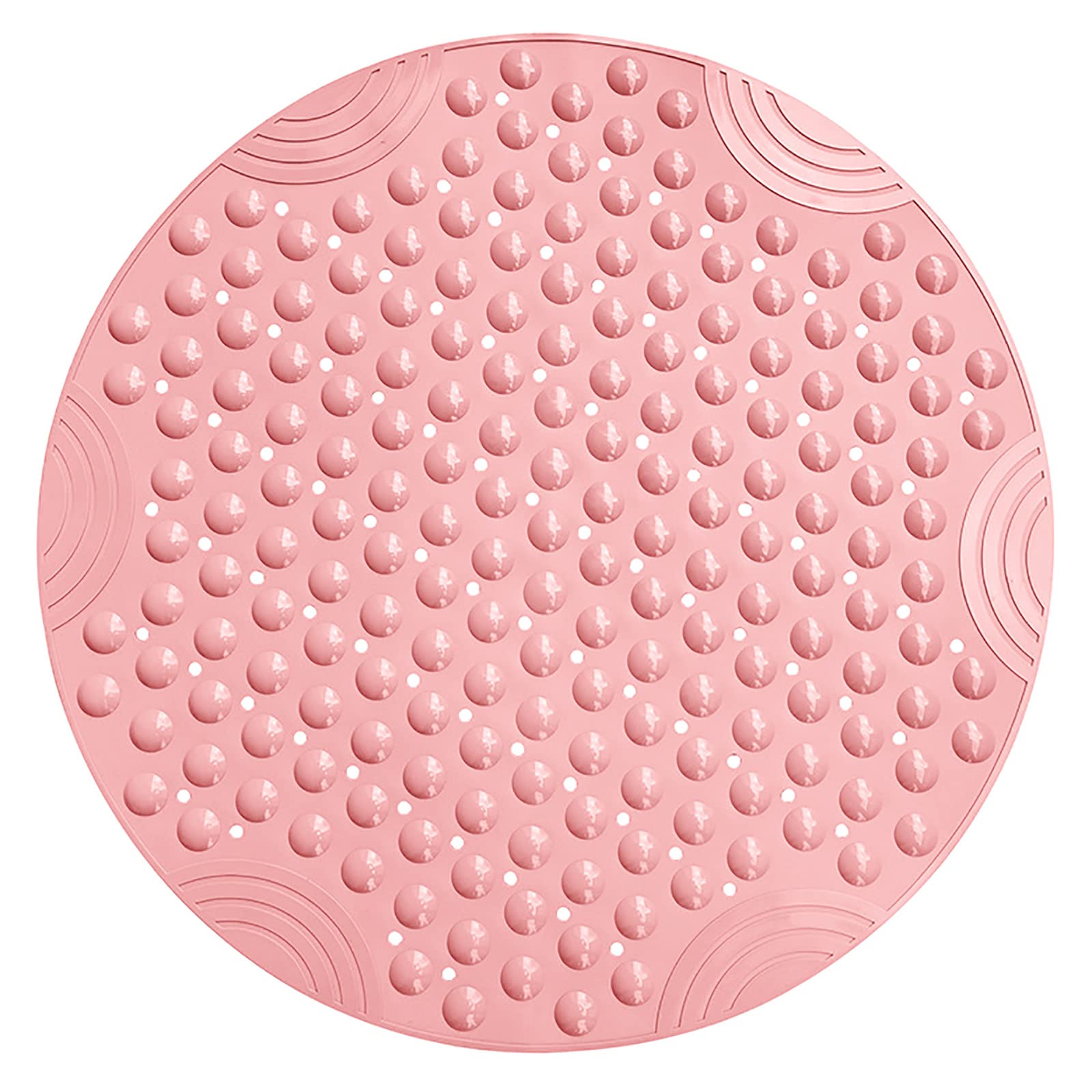 Tapis de bain antidérapant contre les glissades en douche avec évacuation d'eau rapide