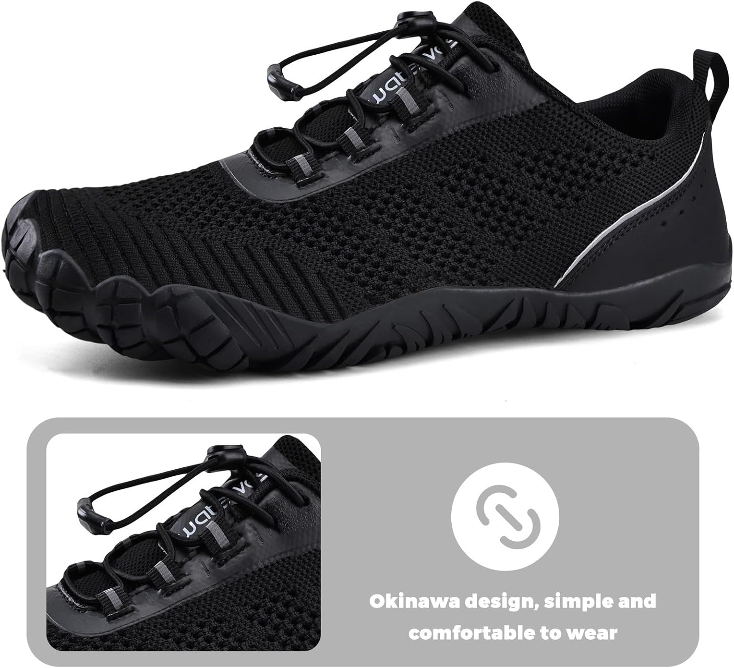 WateLves Barefoot Water Shoes Men Women Wide Toe Box Minimalist Gym Sneakers Zero Drop Walking Shoes for Training Yoga Beach Hiking - Image 5