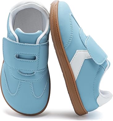 Toddler Shoes Boys Girls Wide Toe Barefoot Shoes Non Slip Zero Drop First Walking Sneakers for Toddler, Little/Big Kid