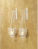 Bedazzling Pendant Candle Holder Wall Sconce Decor Pair